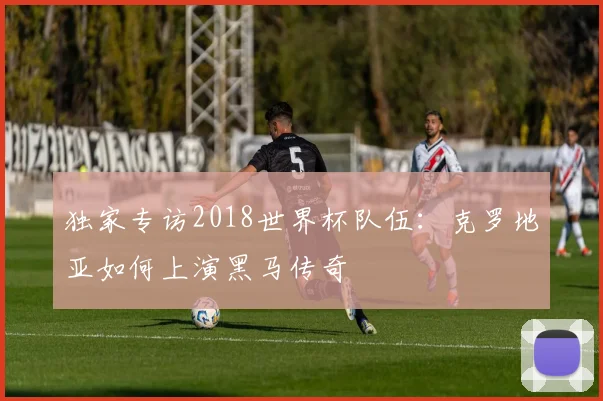 独家专访2018世界杯队伍：克罗地亚如何上演黑马传奇