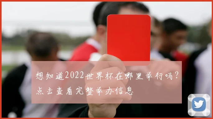 想知道2022世界杯在哪里举行吗？点击查看完整举办信息